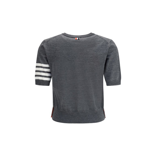 Gray Fleece Wool T-Shirt
