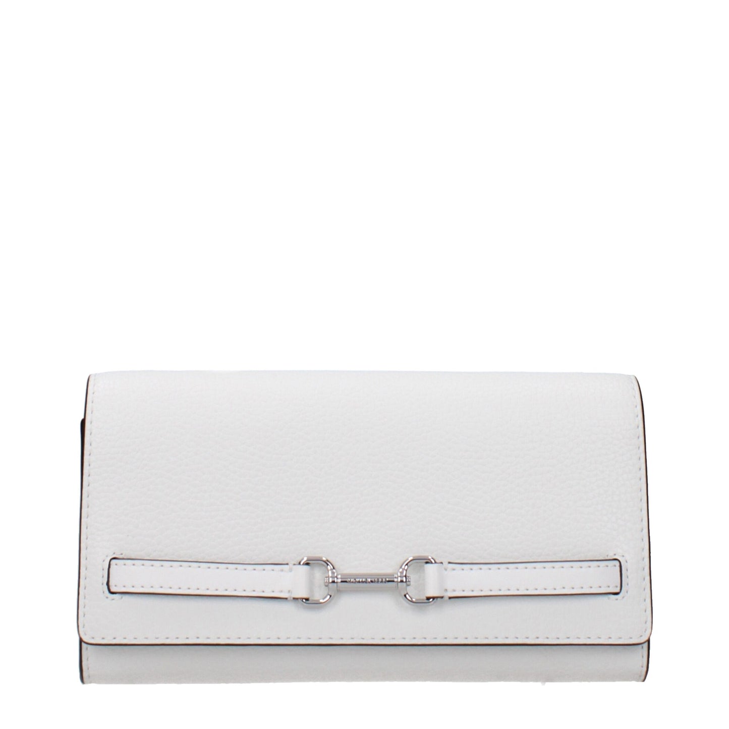 White Leather Clutch Bag