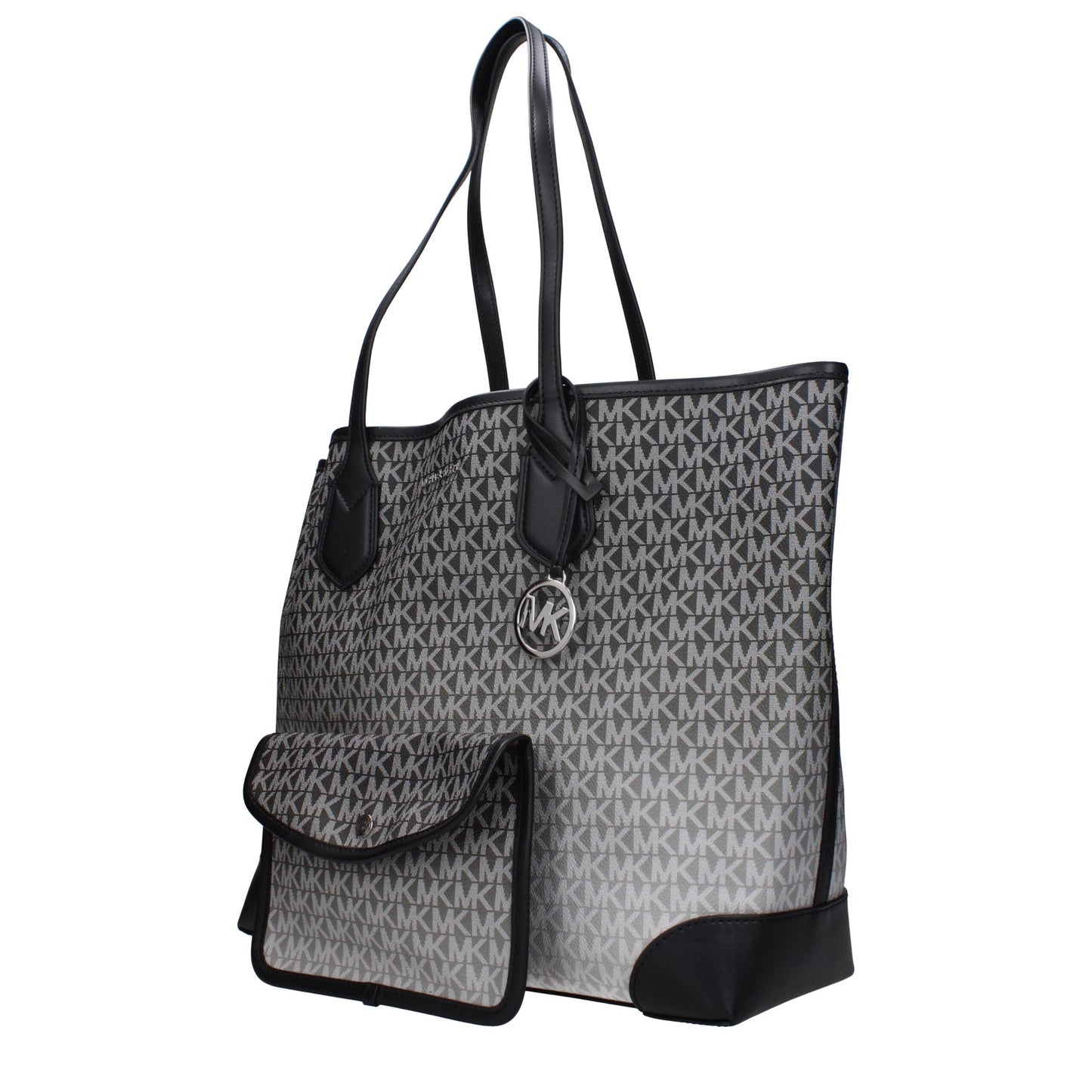 Black Fabric Shoulder Bag