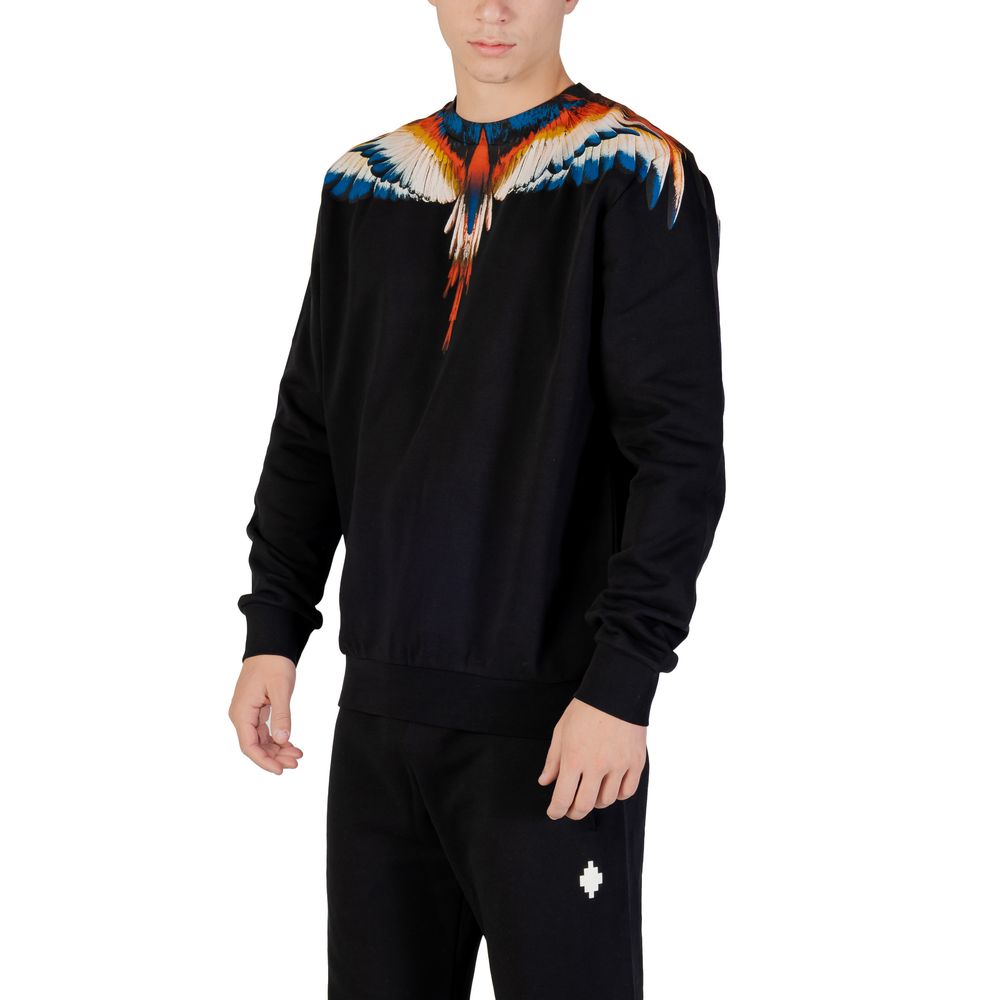 Black Cotton Sweatshirt