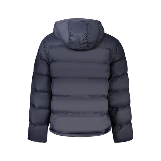 Blue Polyamide Jackets & Coat