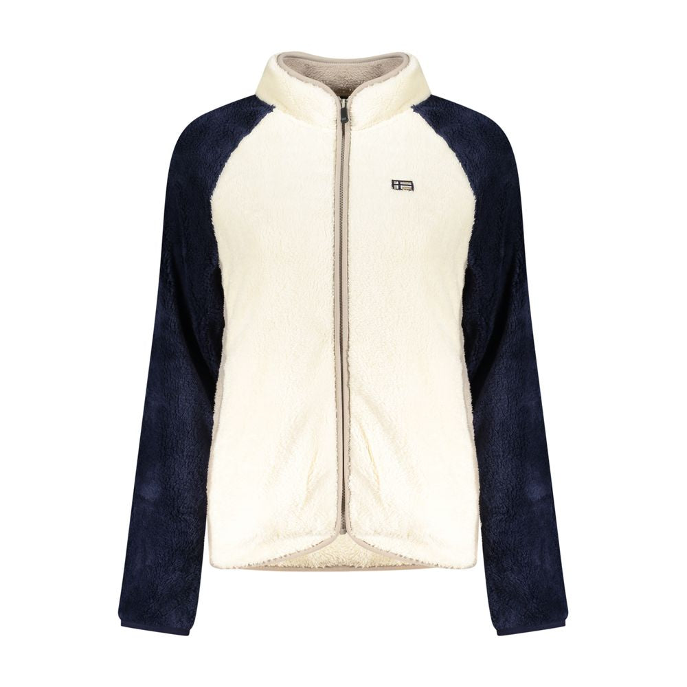 White Polyester Sweatshirt