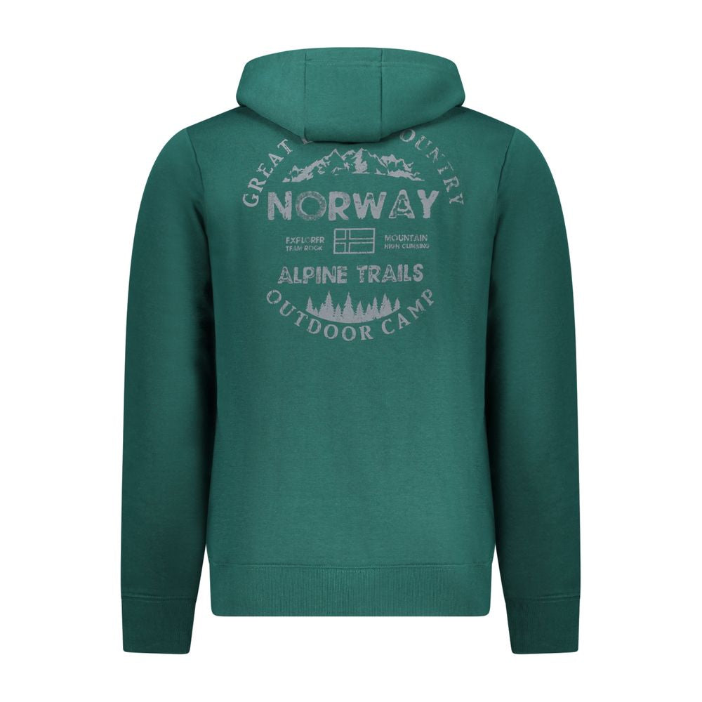 Green Cotton Sweatshirt