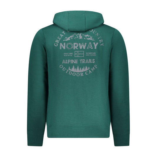 Green Cotton Sweatshirt