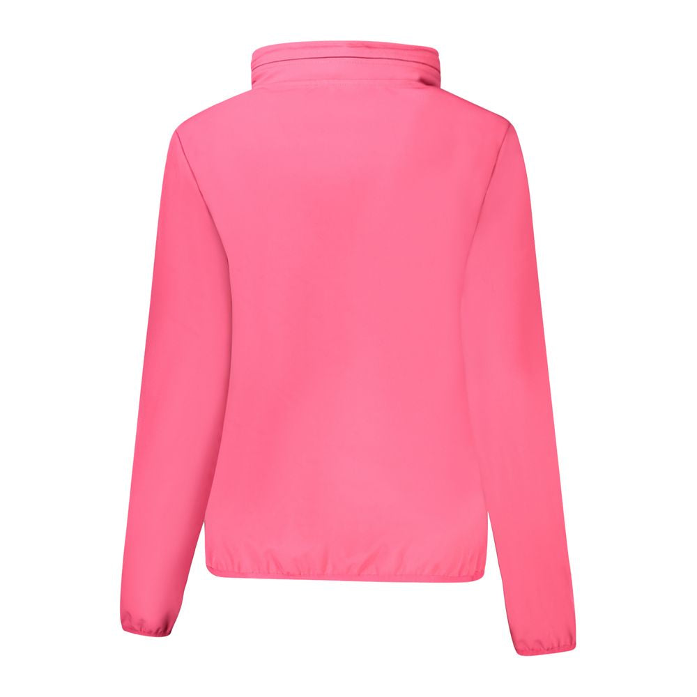 Pink Polyester Jackets & Coat
