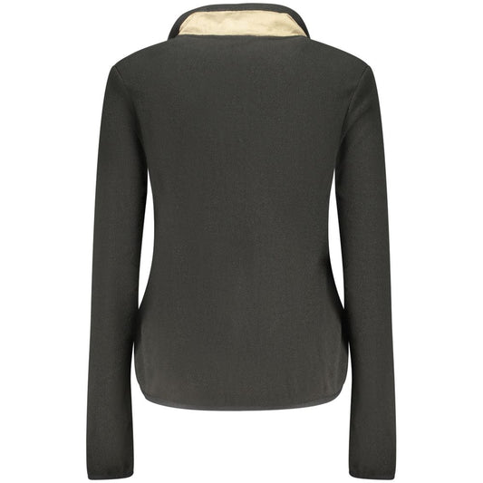 Black Polyester Sweatshirt