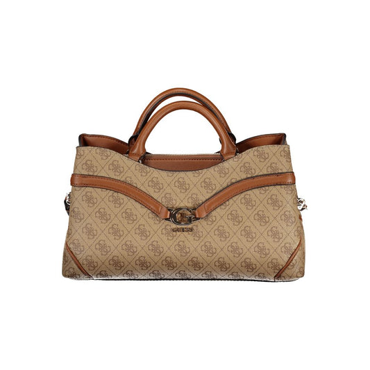 Beige Polyethylene Handbag