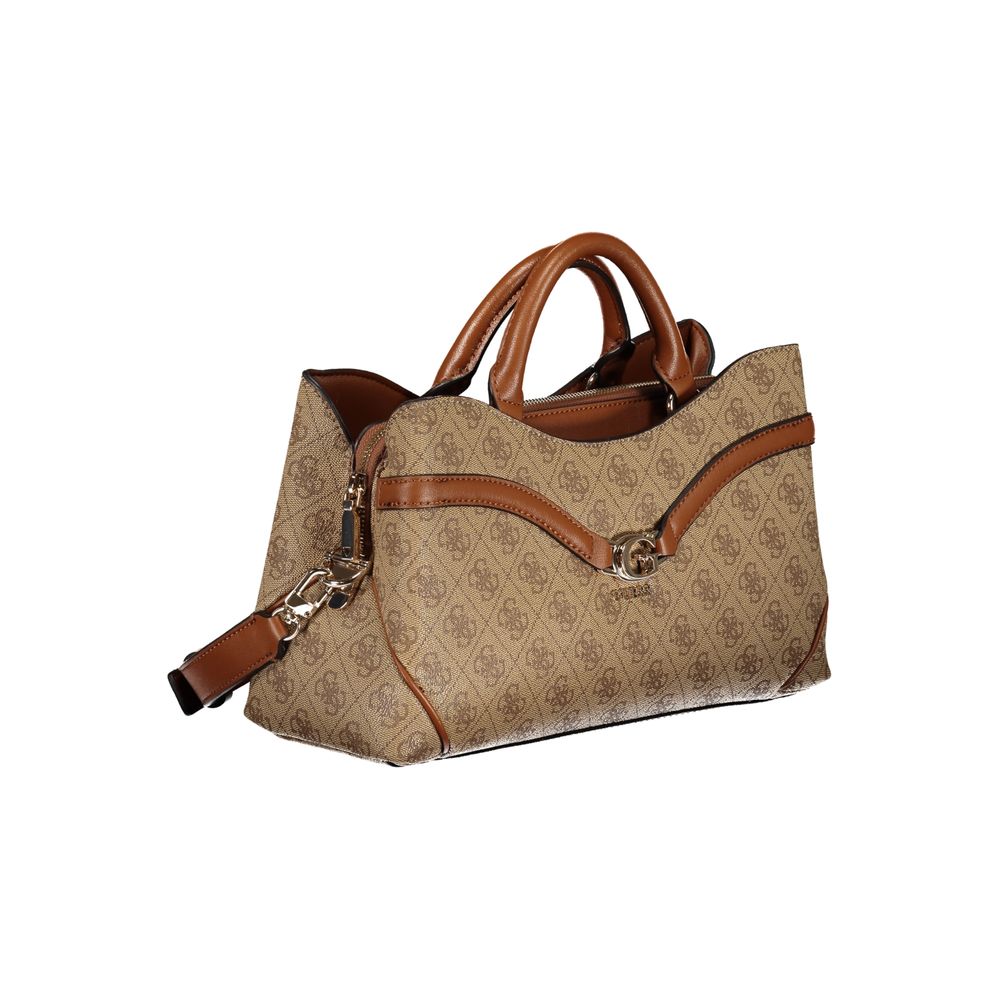 Beige Polyethylene Handbag
