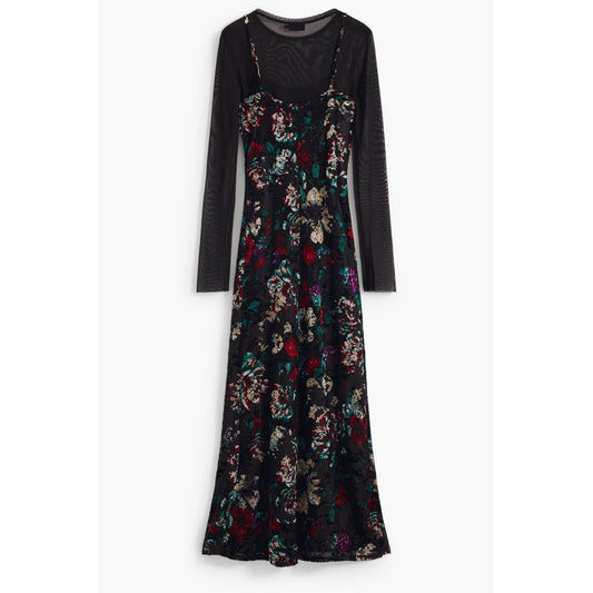 Black Polyester Dress