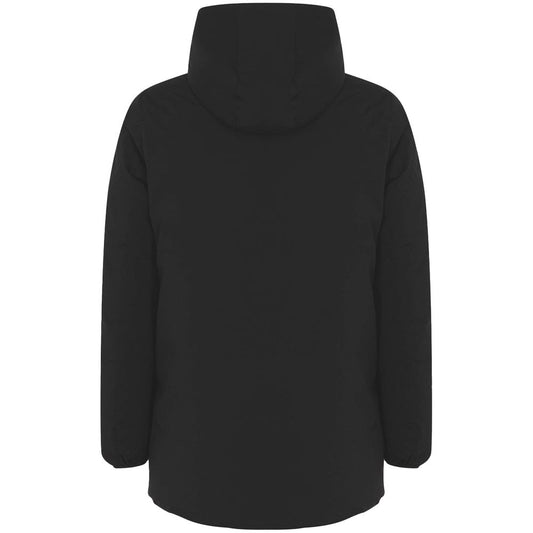 Black Polyester Jackets & Coat