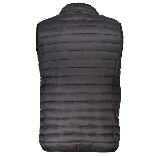 Black Polyamide Sleveless Jacket