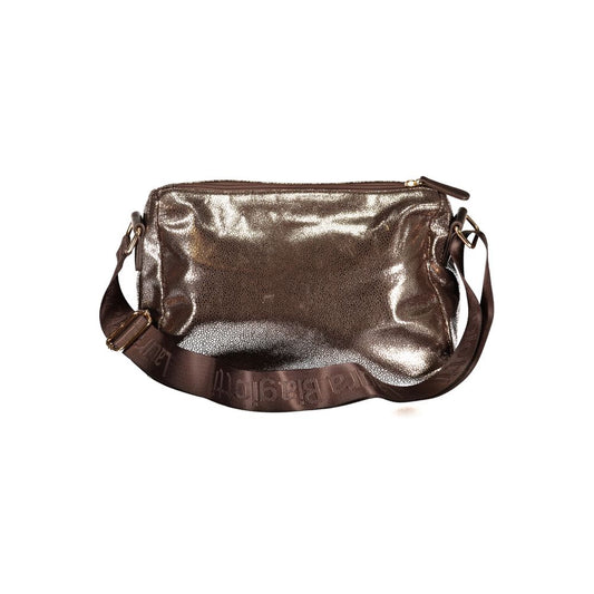 Bronze Polyester Women Handbag