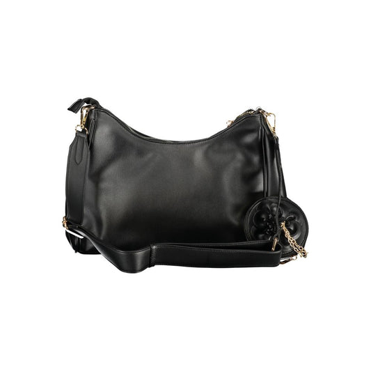 Black PVC Women Handbag