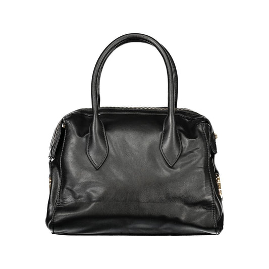 Black PVC Women Handbag