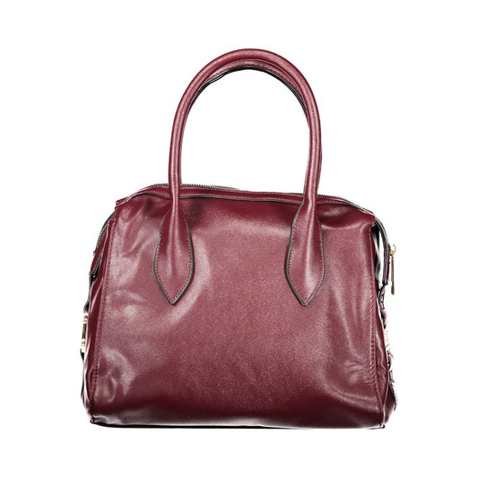 Red PVC Women Handbag