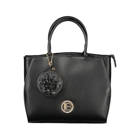 Black PVC Women Handbag