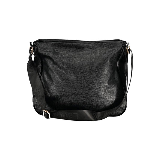 Black PVC Women Handbag