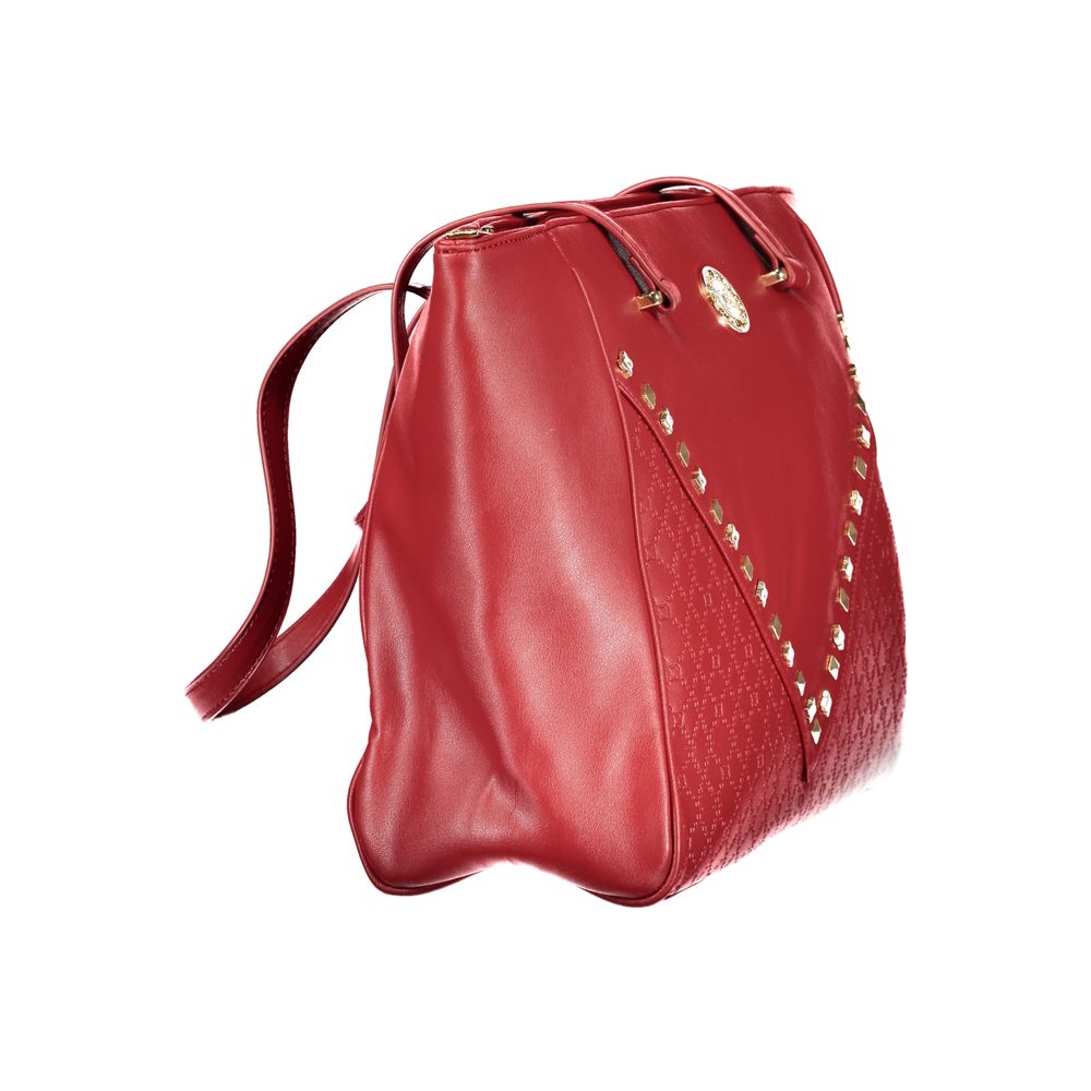 Red PVC Women Handbag