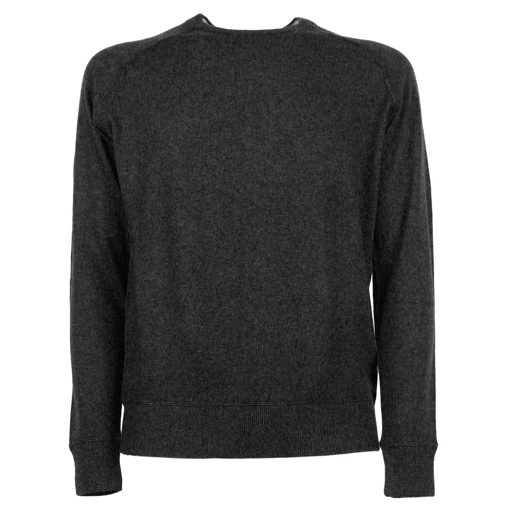 Gray Cashmere Men Sweater
