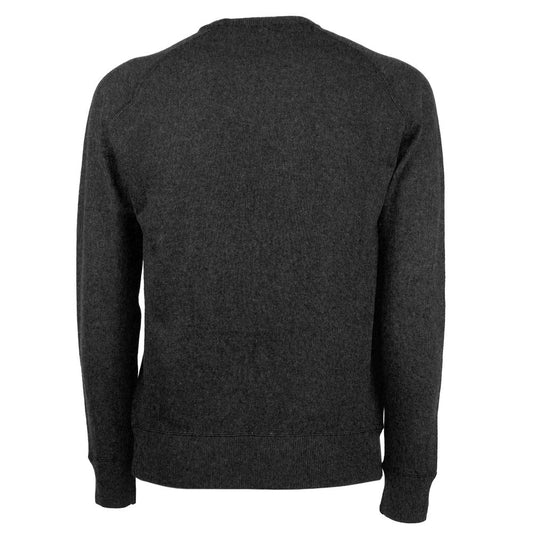Gray Cashmere Men Sweater