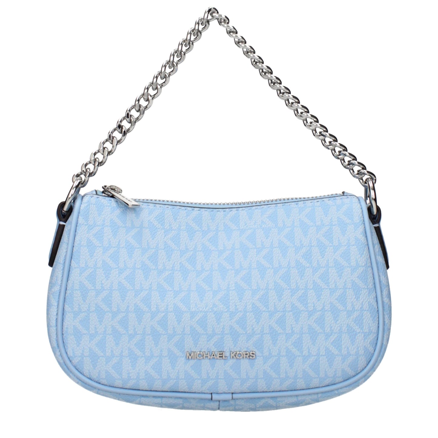 Light Blue Fabric Handbag