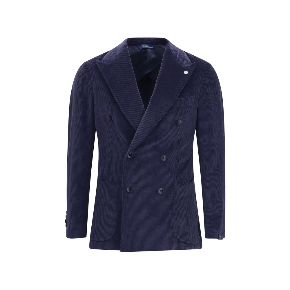 Blue Cotton Blazer