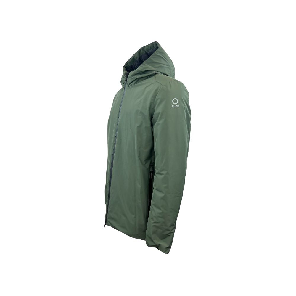 Green Polyester Jackets & Coat