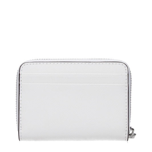 White Leather Cardholder