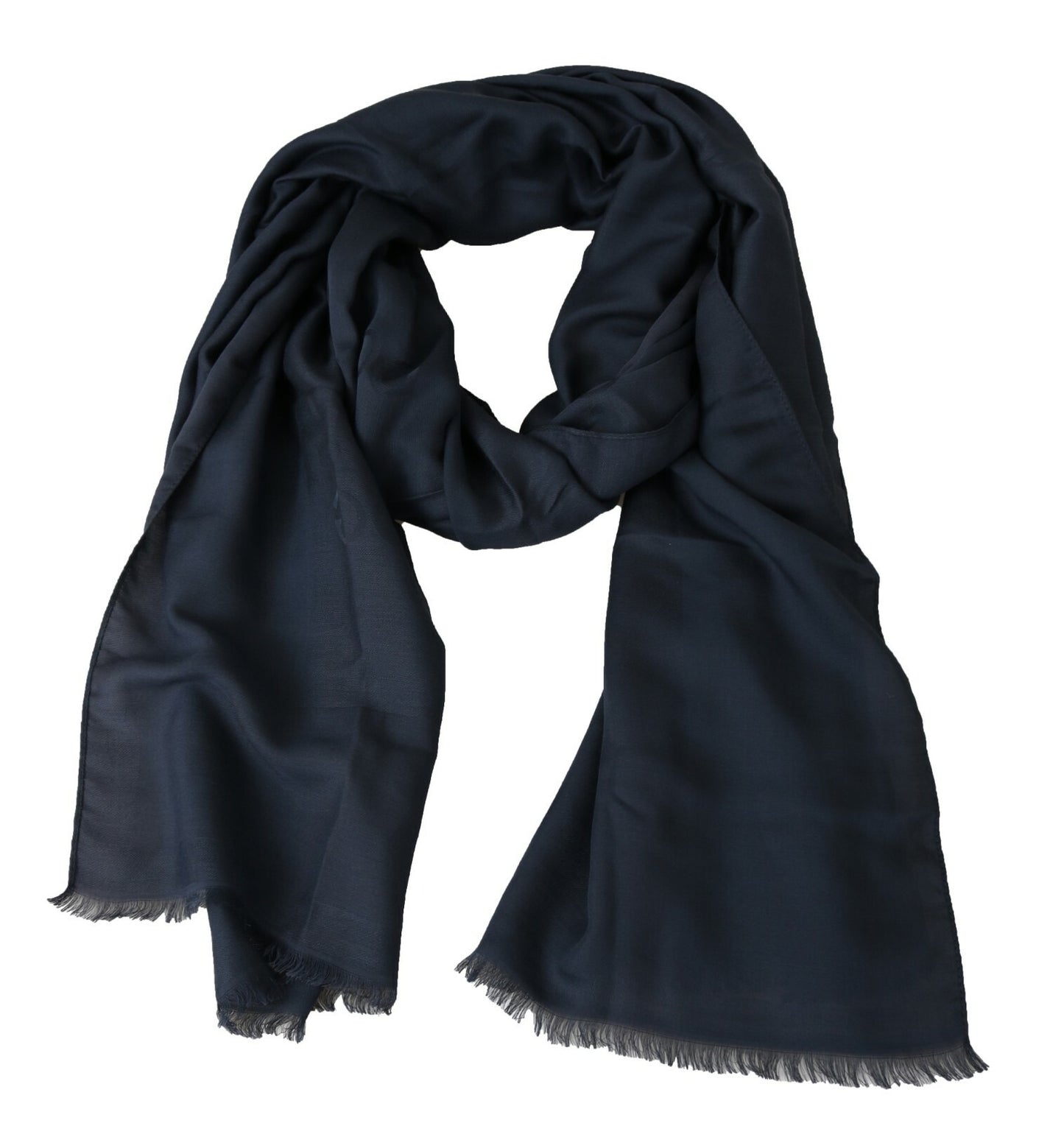 Modal Navy Blue Neck Wrap Men Shawl Scarf