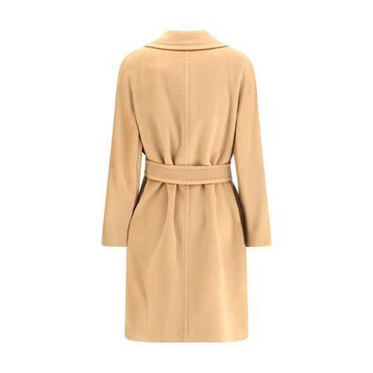 Beige Fleece Wool Coat