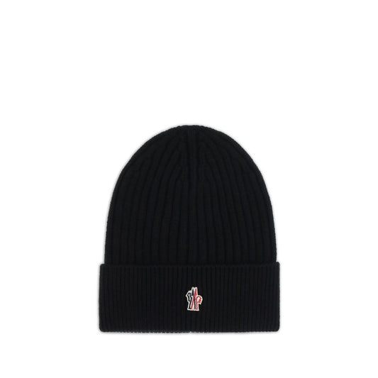 Black Fleece Wool Beanie