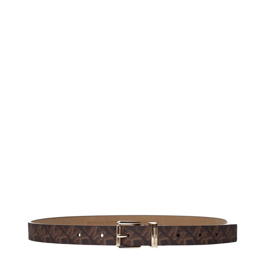 Brown Fabric Regular Belt