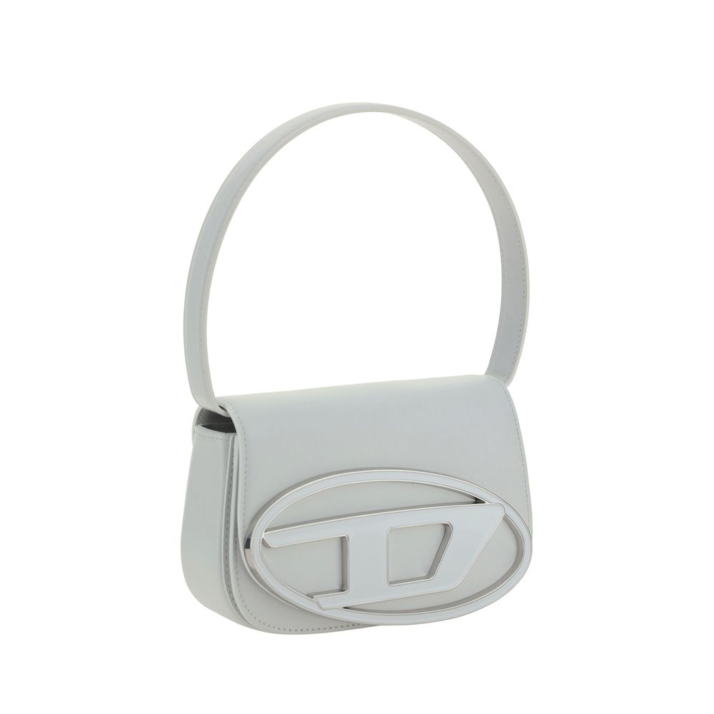White Calf Leather Bos Taurus Shoulder Bag