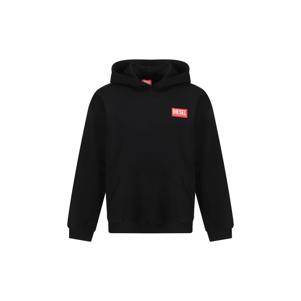 Black Cotton Sweatshirt