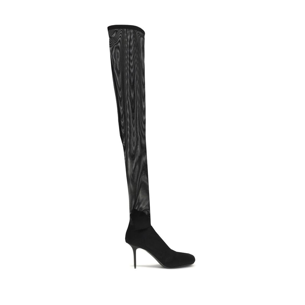 Black Polyamide Over The Knee – Edith