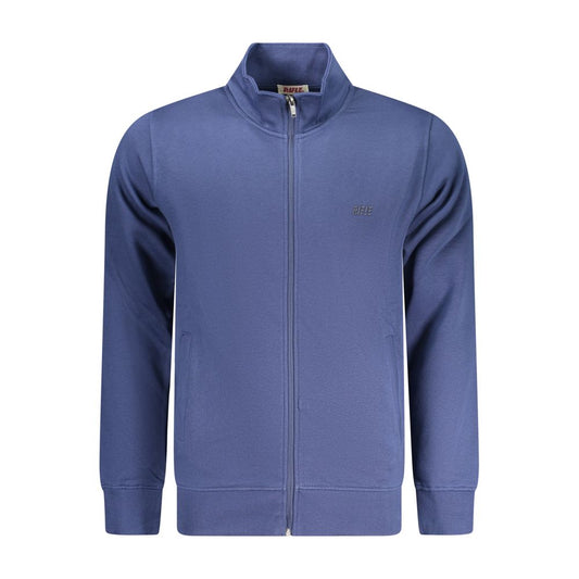Blue Cotton Men Sweater