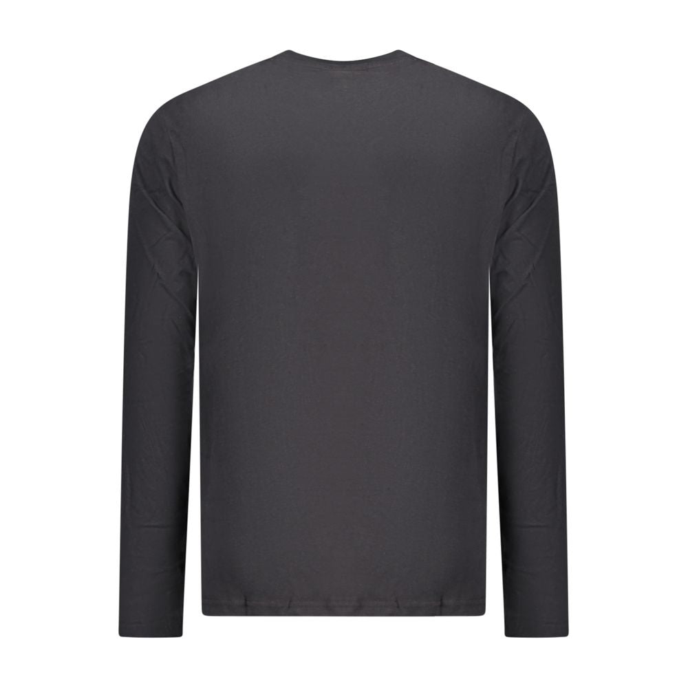 Black Cotton Men T-Shirt