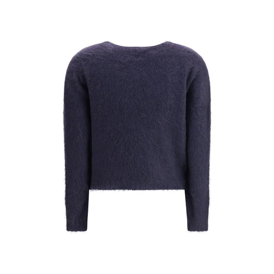 Blue Polyamide Sweatshirt