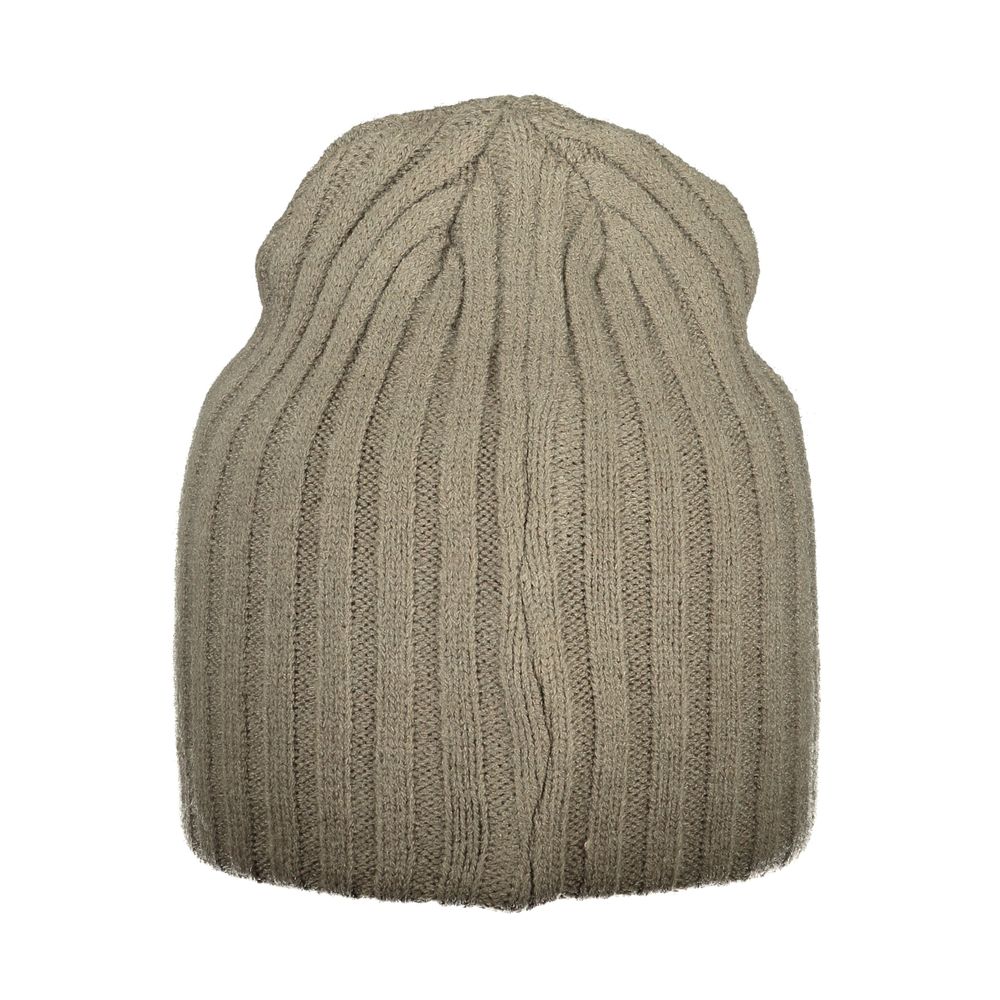 Brown Polyester Men Cap