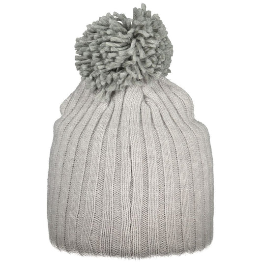 Gray Polyester Women Hat