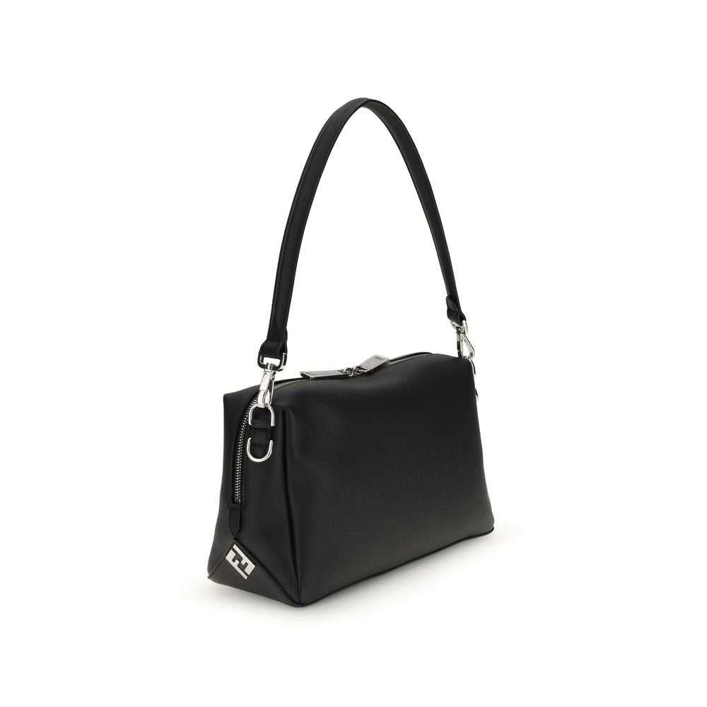 Black Calf Leather Bos Taurus Shoulder Bag