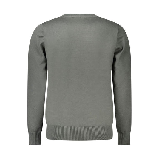 Green Nylon Men Sweater