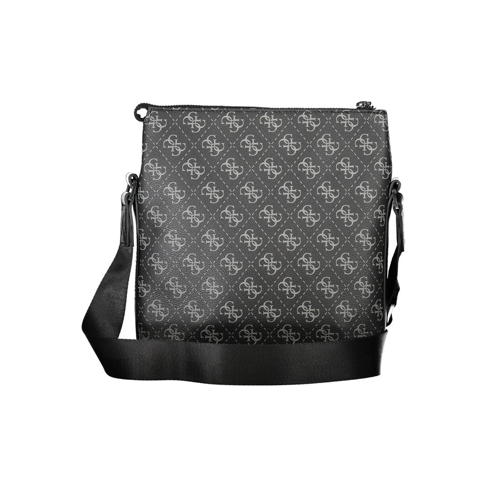 Black Polyethylene Shoulder Bag