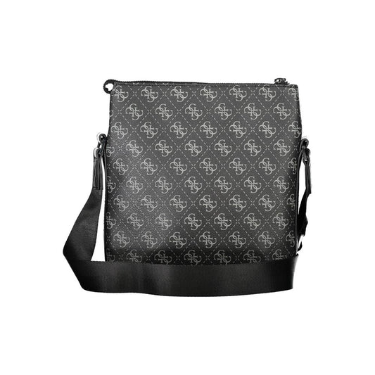 Black Polyethylene Shoulder Bag