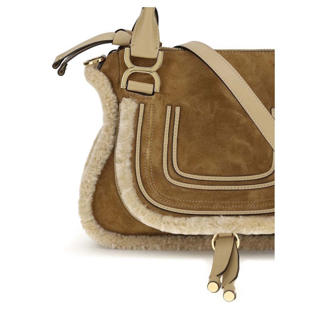 Beige Leather Handbag