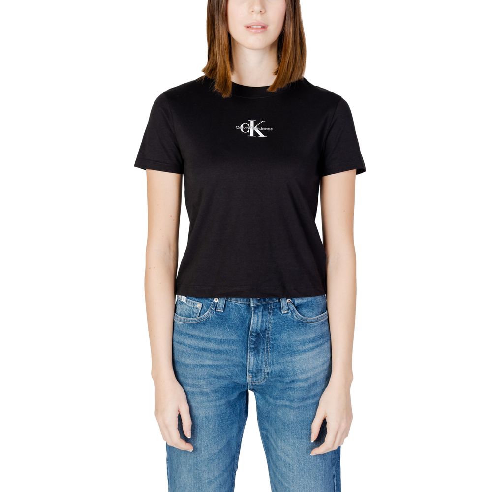 Black Cotton T-Shirt