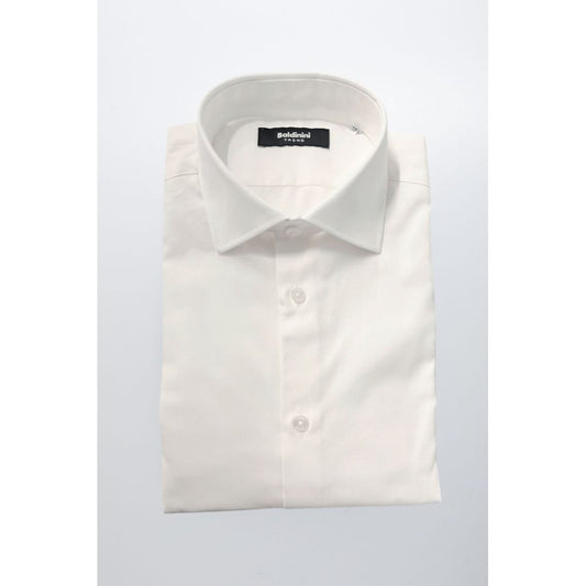 White Cotton Men's Shirt