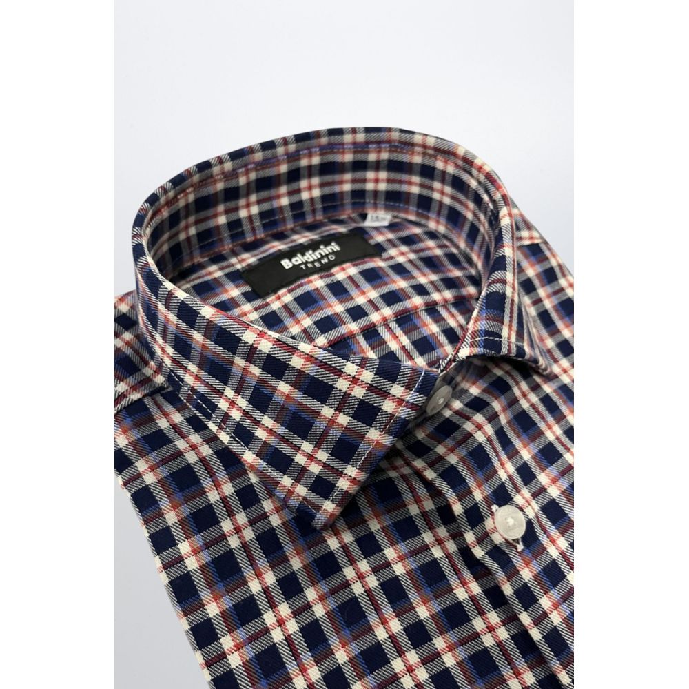 Multicolor Cotton Men Shirt