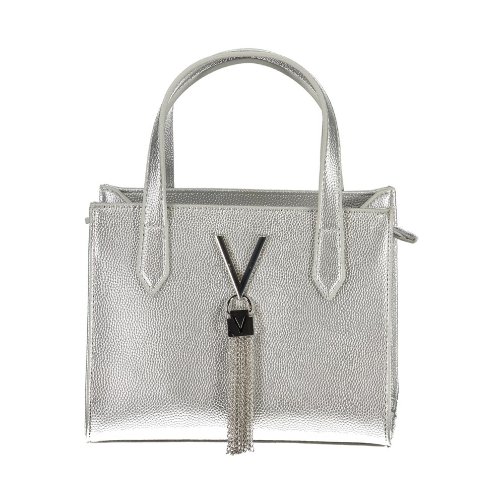 Gray Polyethylene Women Handbag