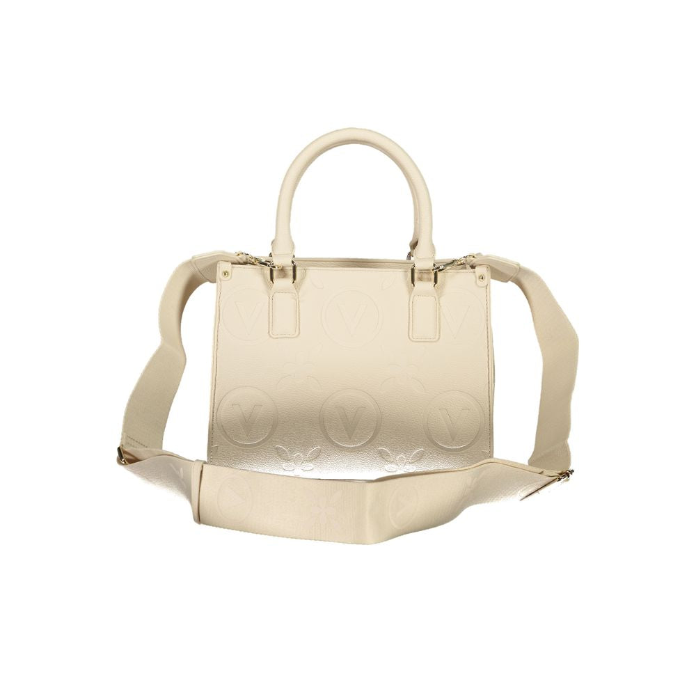 Beige Polyethylene Handbag